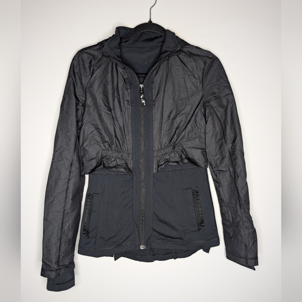 lululemon athletica Black Lightweight Hooded Jacket